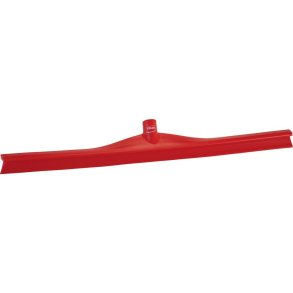 Gulvskraber, Vikan, 70x7x8,5cm, r�d, TPE gummi/PP, 70 cm, med enkeltblad, ultra hygiejnisk *Denne vare tages ikke retur*