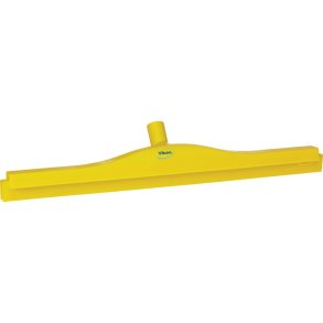 Gulvskraber, Vikan, 60x10x7cm, gul, TPE gummi/PP, 60 cm, med drejeled og udskiftningskassette *Denne vare tages ikke retur*