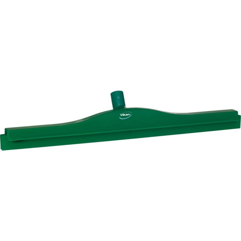 Gulvskraber, Vikan, 60x10x7cm, gr�n, TPE gummi/PP, 60 cm, med drejeled og udskiftningskassette