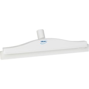 Gulvskraber, Vikan, 40,5x10x7,5cm, hvid, TPE gummi/PP, 40 cm, med drejeled og udskiftningskassette