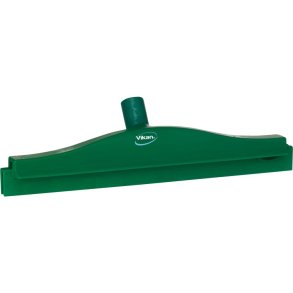 Gulvskraber, Vikan, 40,5x10x7,5cm, gr�n, TPE gummi/PP, 40 cm, med drejeled og udskiftningskassette *Denne vare tages ikke retur*