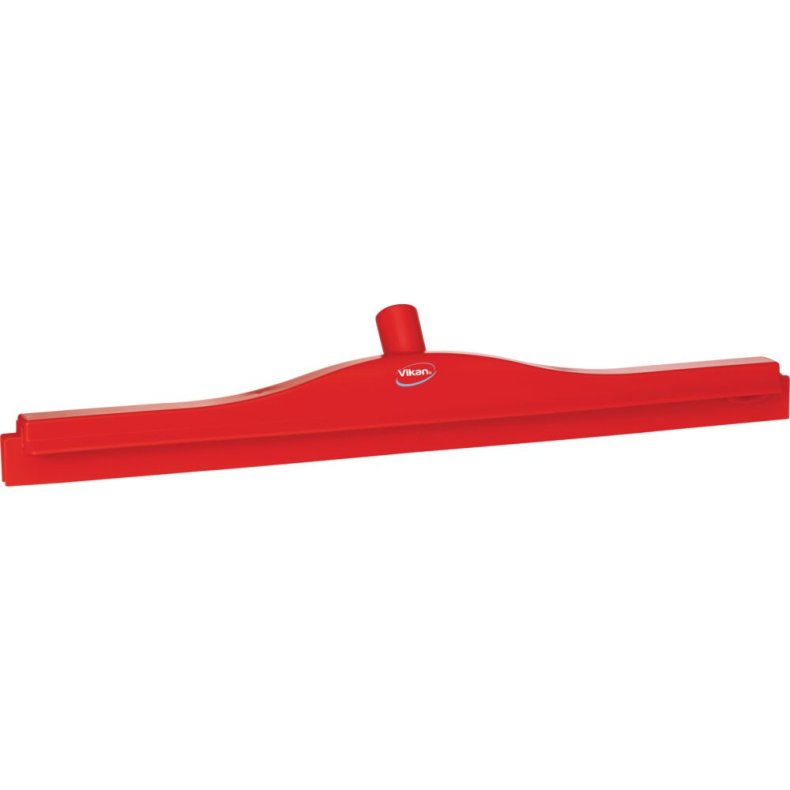 Gulvskraber, Vikan, 60,5x8x11cm, r�d, TPE gummi/PP, 60 cm, med udskiftningskassette *Denne vare tages ikke retur*