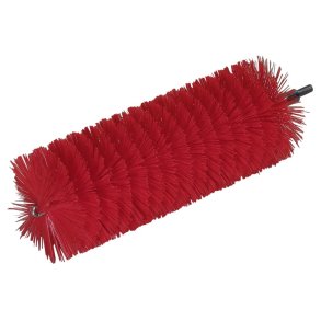 R�rrenserhoved, Vikan, 20cm, �6cm, r�d, polyester/PP/rustfrit st�l, medium *Denne vare tages ikke retur*