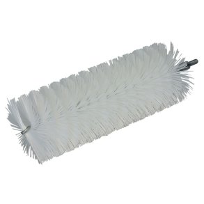 R�rrenserhoved, Vikan, 20cm, �6cm, hvid, polyester/PP/rustfrit st�l, medium *Denne vare tages ikke retur*
