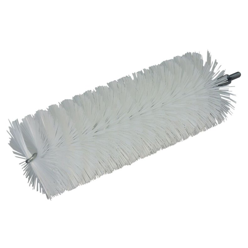 R�rrenserhoved, Vikan, 20cm, �6cm, hvid, polyester/PP/rustfrit st�l, medium *Denne vare tages ikke retur*