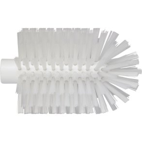 R�rb�rstehoved, Vikan, 17cm, �10cm, hvid, polyester/PP/rustfrit st�l, medium *Denne vare tages ikke retur*