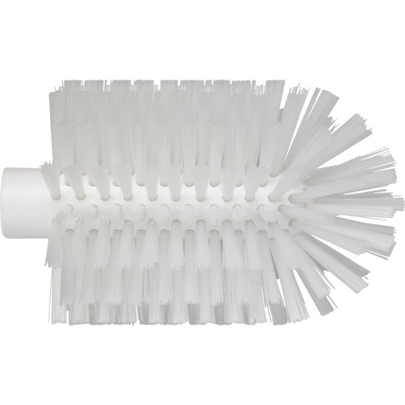 R�rb�rstehoved, Vikan, 17cm, �10cm, hvid, polyester/PP/rustfrit st�l, medium *Denne vare tages ikke retur*