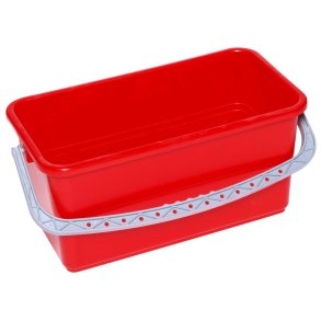 Moppeboks, Tina Trolleys, 540x270x270mm, 22 l, r�d, plast/PP, med hank, til rist *Denne vare tages ikke retur*