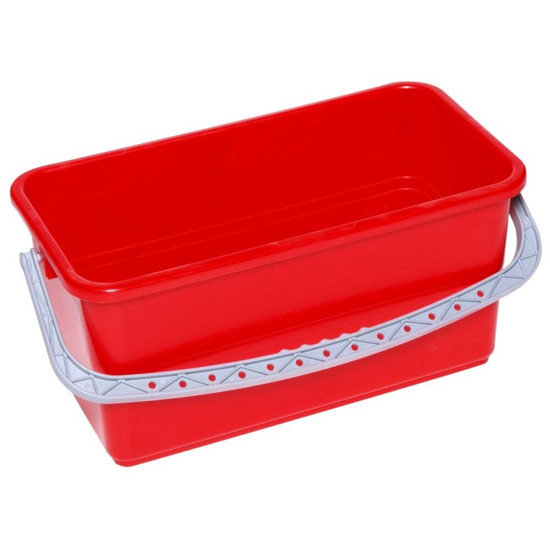 Moppeboks, Tina Trolleys, 540x270x270mm, 22 l, r�d, plast/PP, med hank, til rist *Denne vare tages ikke retur*