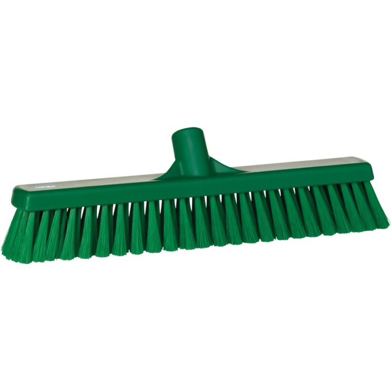 Fejekost, Vikan, gr�n, polyester/PP/rustfrit st�l, 41 cm, bl�d *Denne vare tages ikke retur*