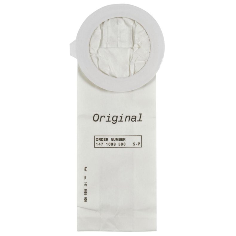St�vsugerposer, Nilfisk, GD5, hvid, papir, 1-rums, 5 l