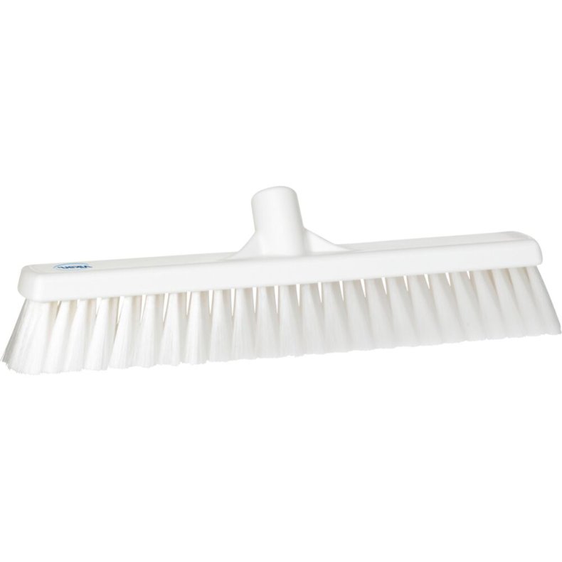 Fejekost, Vikan, hvid, polyester/PP/rustfrit st�l, 41 cm, bl�d *Denne vare tages ikke retur*