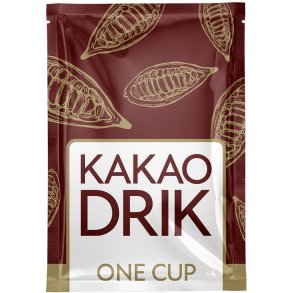 Chokoladedrik, BKI, 14% kakao, i portionsbrev, 22 g