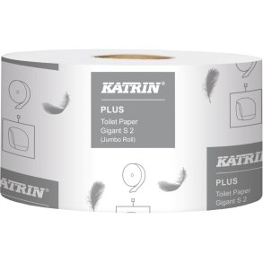 Jumborulle, Katrin Plus, 2-lags, Mini, 160m x 10cm, �18cm, hvid, nyfiber