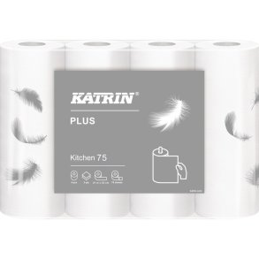 K�kkenrulle, Katrin Plus, 2-lags, 21m x 22cm, �10,8cm, hvid, nyfiber