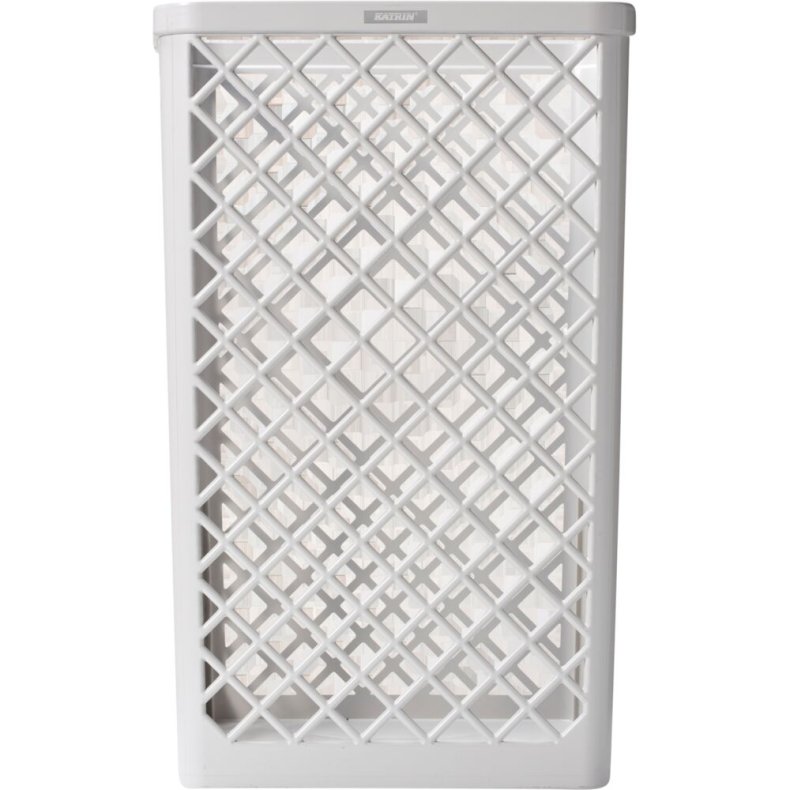 Tr�dstativ, Katrin, hvid, plast, 40 l, forberedt til v�gmontering inkl. materiale til montering