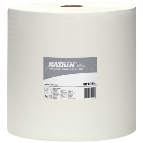 V�rkstedsrulle, Katrin Plus, 4-lags, 360m x 38cm, �36cm, hvid, nyfiber *Denne vare tages ikke retur*