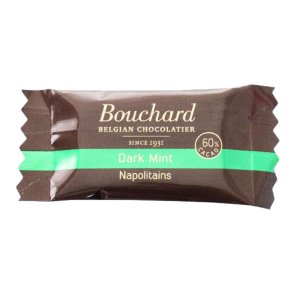Chokolade, Bouchard, m�rk mint, 5 g *Denne vare tages ikke retur*