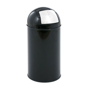 Affaldsspand, EKO, sort, metal, 40 l, inderspand i metal, med push l�g, ildd�mpende *Denne vare tages ikke retur*