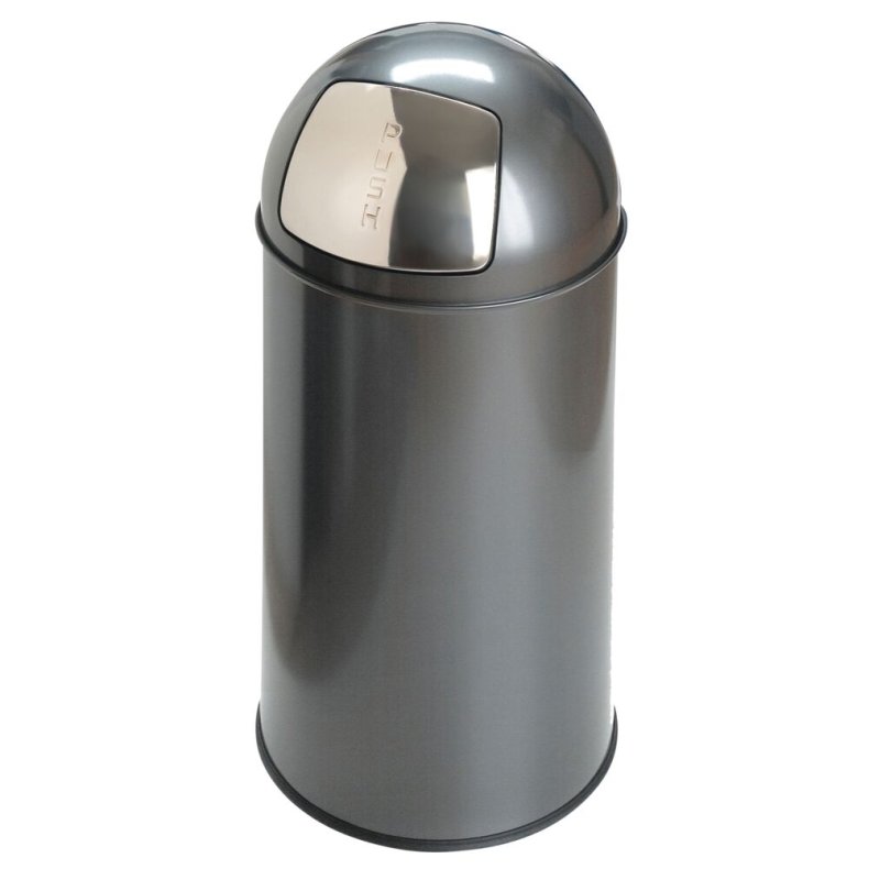Affaldsspand, EKO, gr�, metal, 40 l, inderspand i metal, med push l�g, ildd�mpende *Denne vare tages ikke retur*