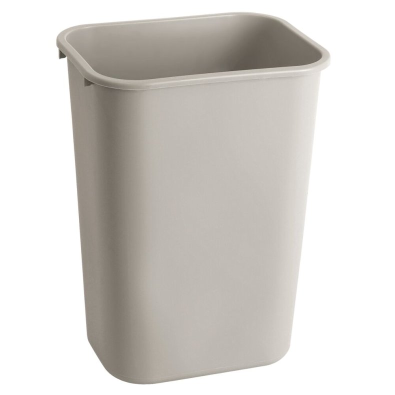 Affaldsspand, Rubbermaid, gr�, PE, 39 l, rektangul�r, til tungt affald *Denne vare tages ikke retur*