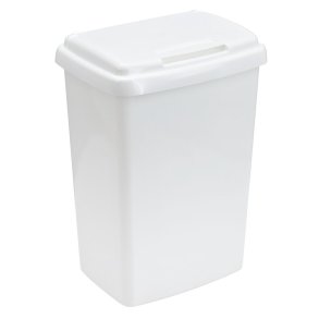 Affaldsspand, V-Part, hvid, plast, 50 l