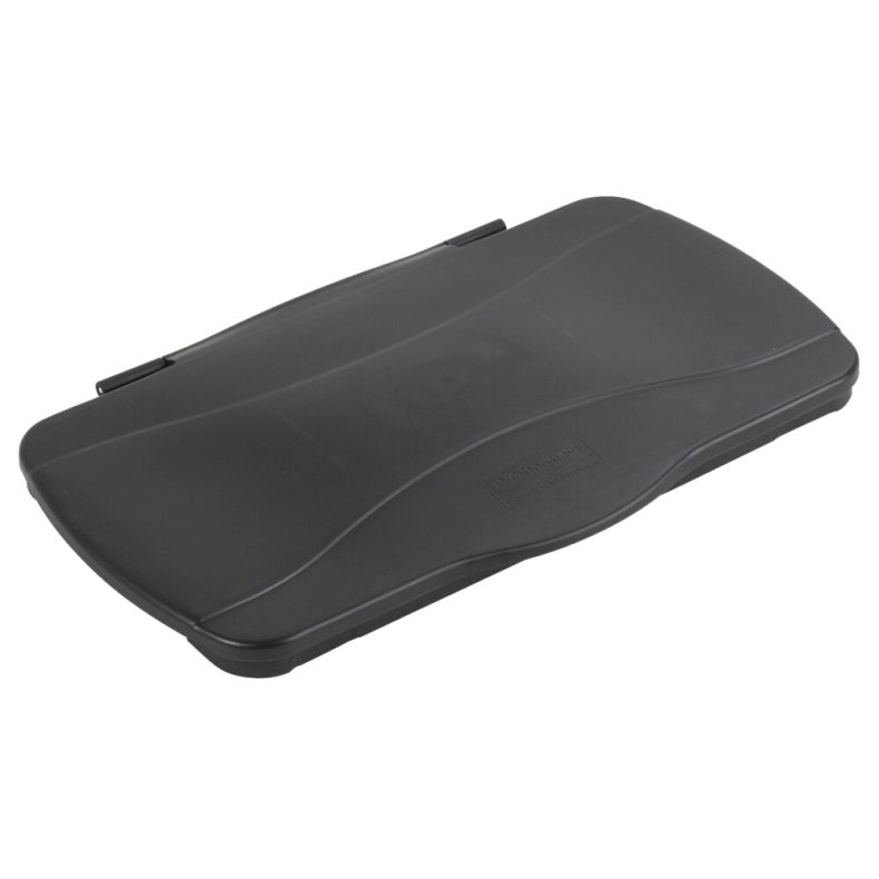 L�g, Rubbermaid Slim Jim, sort, PE, lukket, til kildesortering