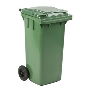 Affaldscontainer, ESE, gr�n, HDPE/plast, 120 l, UV-resistent, til tungt affald og udend�rs *Denne vare tages ikke retur*