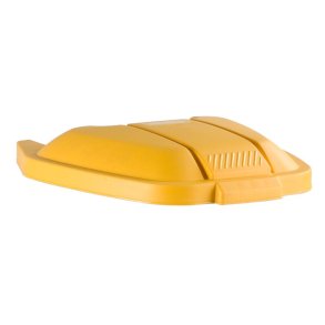 L�g, Rubbermaid, 56x51,5x8cm, gul, plast, til tohjulet container, til kildesortering *Denne vare tages ikke retur*