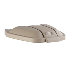 L�g, Rubbermaid, 56x51,5x8cm, beige, plast, til tohjulet container, til kildesortering *Denne vare tages ikke retur*