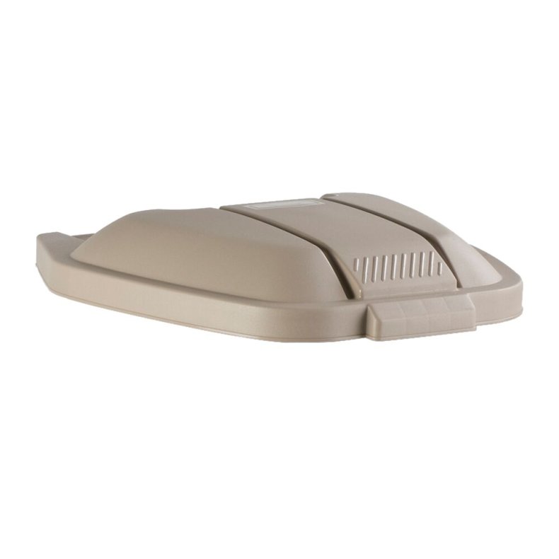 L�g, Rubbermaid, 56x51,5x8cm, beige, plast, til tohjulet container, til kildesortering *Denne vare tages ikke retur*