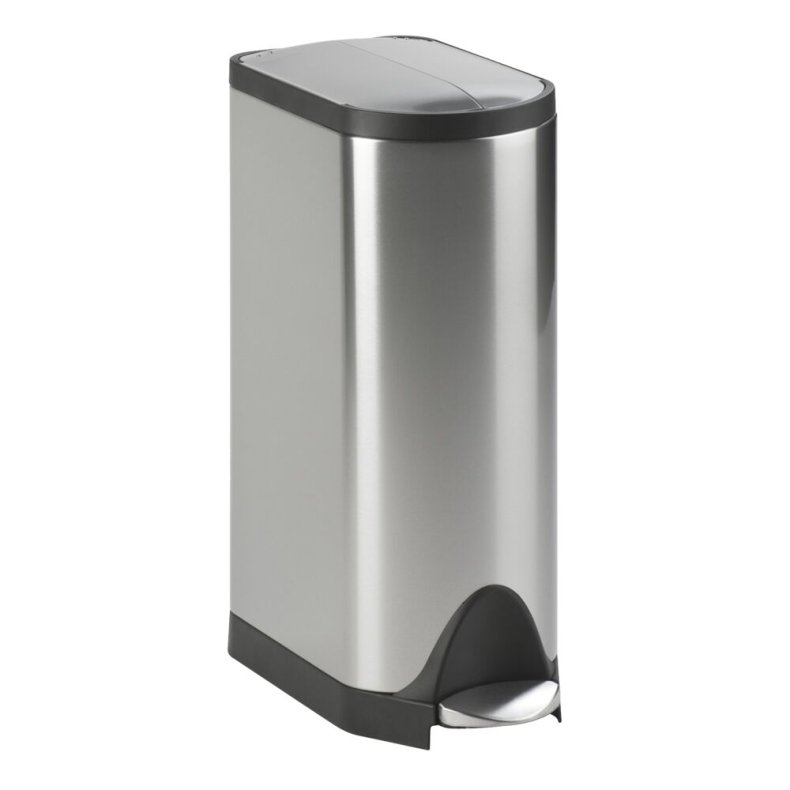 Pedalspand, Simplehuman, st�l mat, rustfrit st�l, 45 l, med inderspand i plast, og soft close l�g, sikret mod fingeraftryk