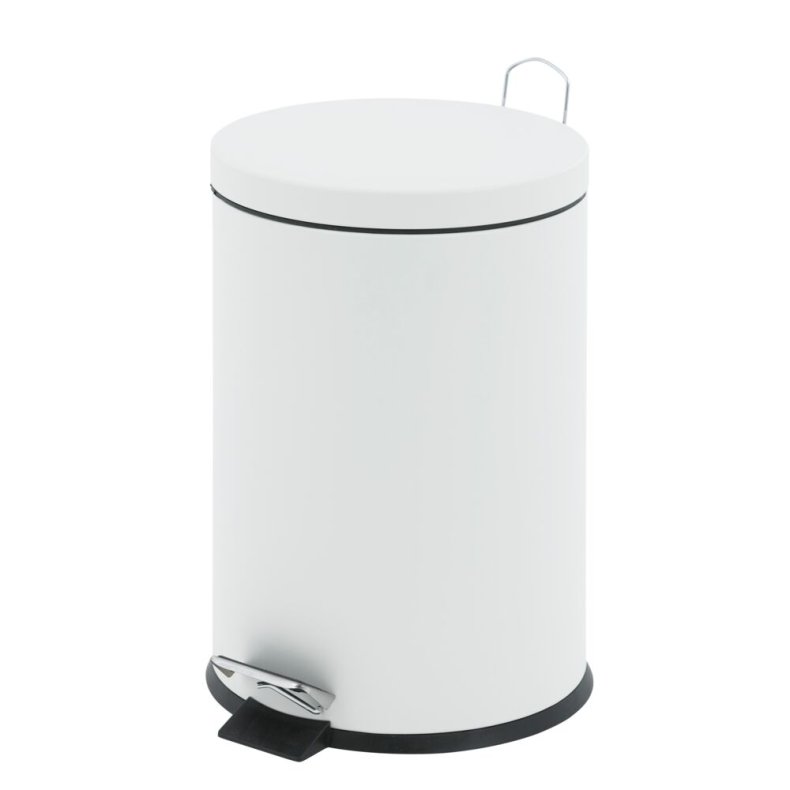 Pedalspand, V-Part, hvid, st�l, 3 l, med inderspand i plast