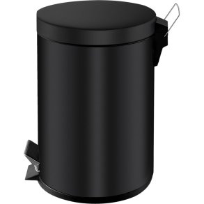 Pedalspand, V-Part, sort, st�l, 3 l, med inderspand i plast *Denne vare tages ikke retur*