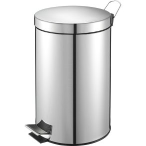 Pedalspand, V-Part, gr�, st�l, 3 l, med inderspand i plast
