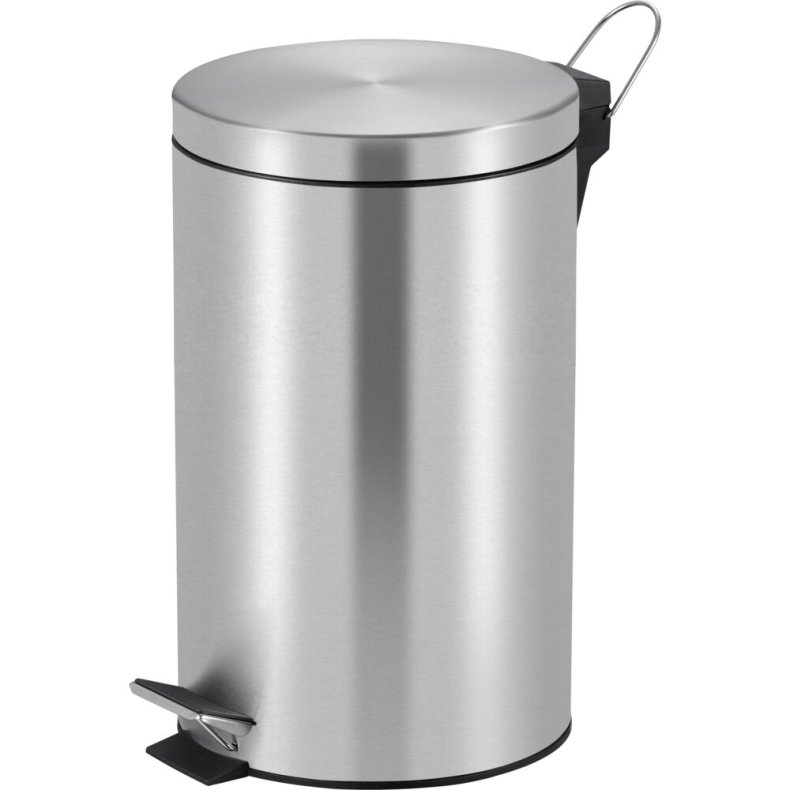 Pedalspand, V-Part, st�l mat, st�l, 12 l, med inderspand i plast *Denne vare tages ikke retur*
