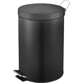 Pedalspand, V-Part, sort mat, st�l, 20 l, med inderspand i plast *Denne vare tages ikke retur*