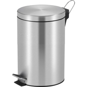 Pedalspand, V-Part, st�l mat, st�l, 20 l, med inderspand i plast