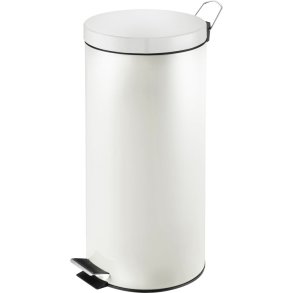 Pedalspand, V-Part, hvid, st�l, 30 l, med inderspand i plast