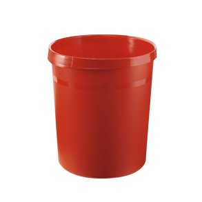 Papirkurv, V-Part, r�d, plast, 18 l