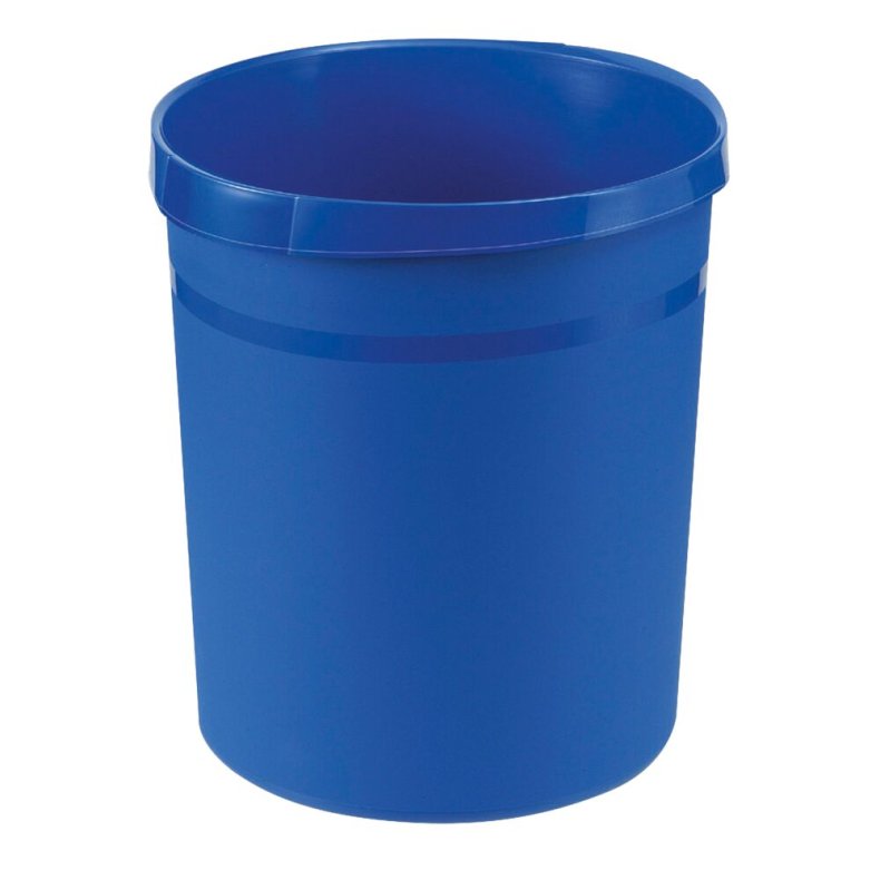 Papirkurv, V-Part, bl�, plast, 18 l