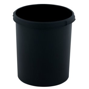 Papirkurv, V-Part, sort, plast, 30 l