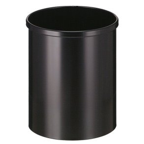 Papirkurv, V-Part, sort, metal, 15 l *Denne vare tages ikke retur*