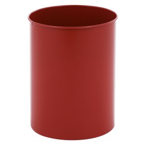 Papirkurv, V-Part, r�d, metal, 30 l *Denne vare tages ikke retur*
