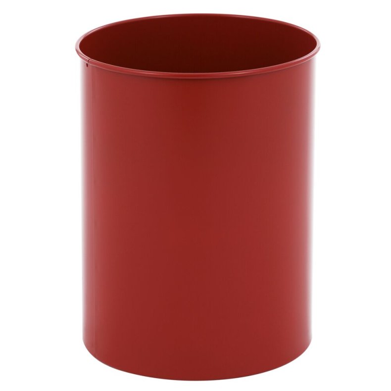 Papirkurv, V-Part, r�d, metal, 30 l *Denne vare tages ikke retur*