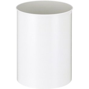 Papirkurv, V-Part, hvid, metal, 30 l *Denne vare tages ikke retur*