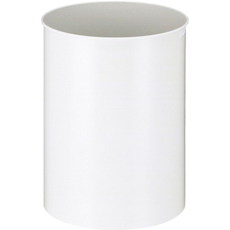 Papirkurv, V-Part, hvid, metal, 30 l *Denne vare tages ikke retur*