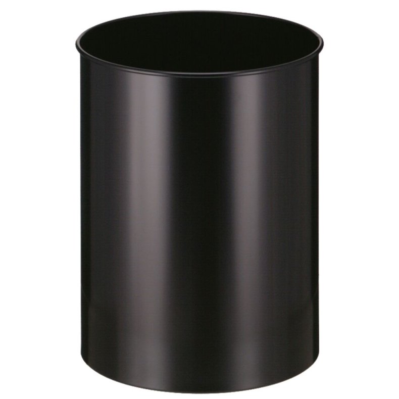 Papirkurv, V-Part, sort, metal, 30 l *Denne vare tages ikke retur*