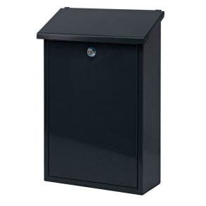 Postkasse, Toledon, 12x27x40cm, antracit, pulverlakeret st�l *Denne vare tages ikke retur*