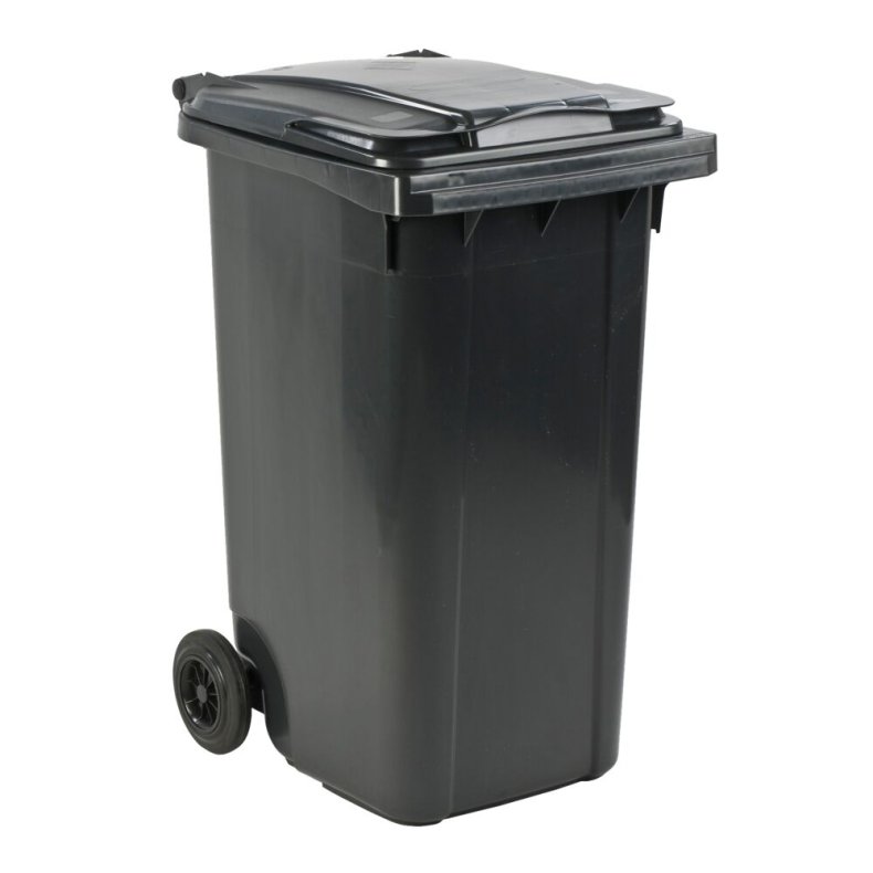 Affaldscontainer, ESE, gr�, HDPE/plast, 240 l, UV-resistent, til tungt affald og udend�rs *Denne vare tages ikke retur*
